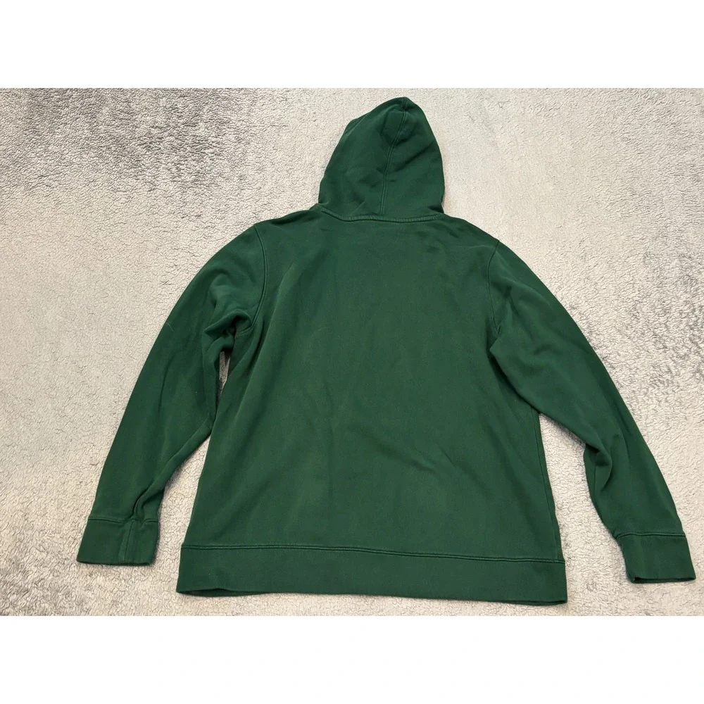 Under Armour Hustle Fleece Hoodie Mens Large Kelly Green Pullover 1300123